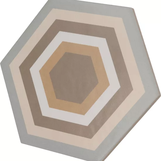 Carrelage Hexatile Harmony Colours 17,5x20 cm - détail du carreau