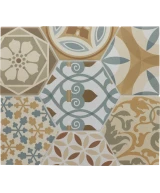 Carrelage Hexatile Harmony Colours 17,5x20 cm - détail du carreau 2