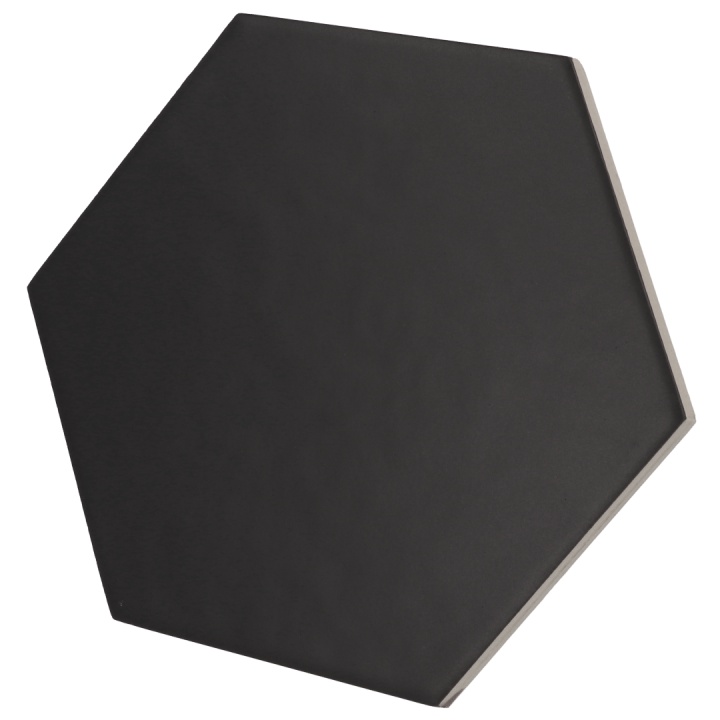 Hexatile Black Matt 17.5x20 cm - carrelage NAIS