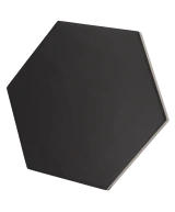 Carrelage Hexatile Black Mat 17,5x20 cm - détail du carreau