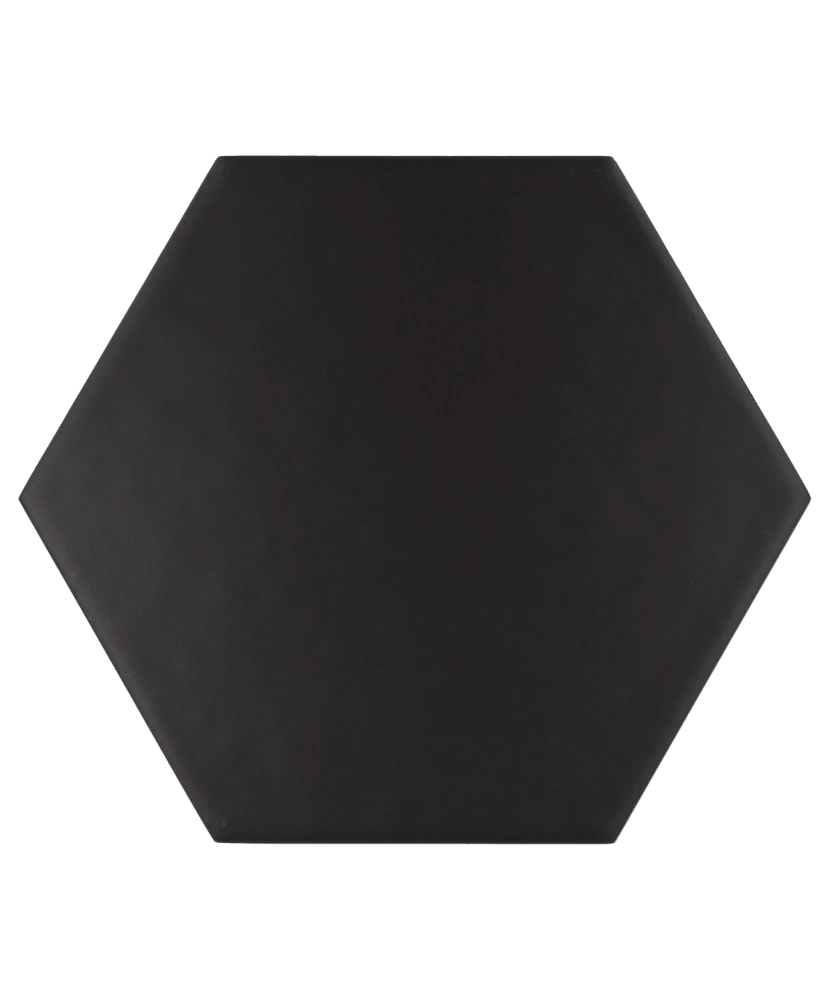 Carrelage Hexatile Black Mat 17,5x20 cm - détail du carreau 3