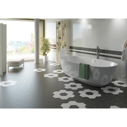 Hexatile Black Matt 17.5x20 cm - carrelage NAIS - image 4