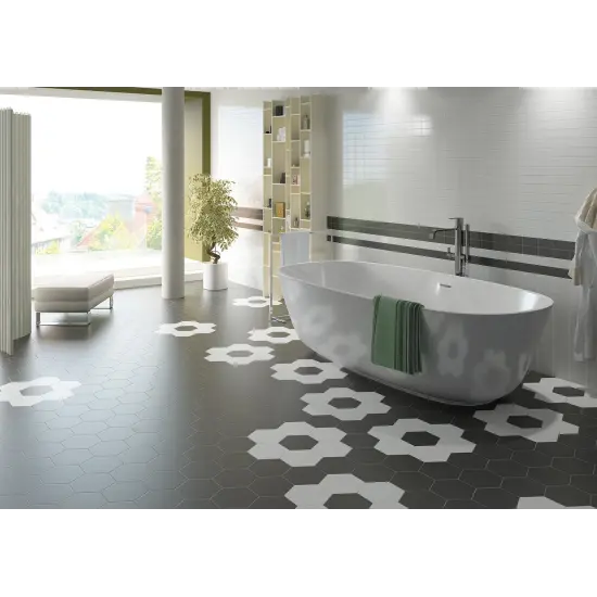 Hexatile Black Matt 17.5x20 cm - carrelage NAIS - image 4