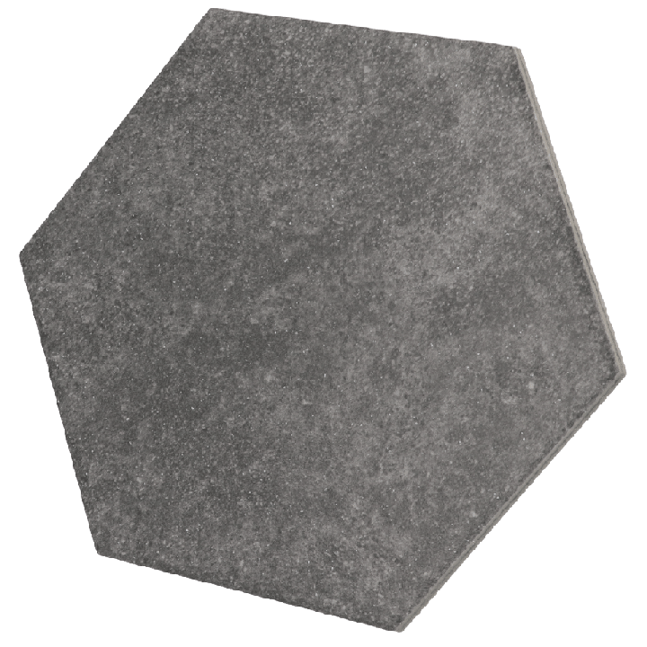 Hexatile Cement Black 17.5x20 cm - carrelage NAIS