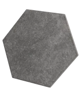 Carrelage Hexatile Cement Black 17,5x20 cm - détail du carreau