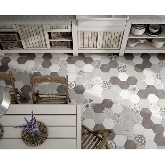 Hexatile Cement Black 17.5x20 cm - carrelage NAIS - image 4
