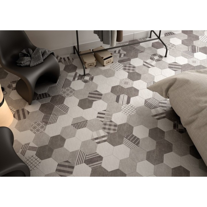 Hexatile Cement Black 17.5x20 cm - carrelage NAIS - image 6