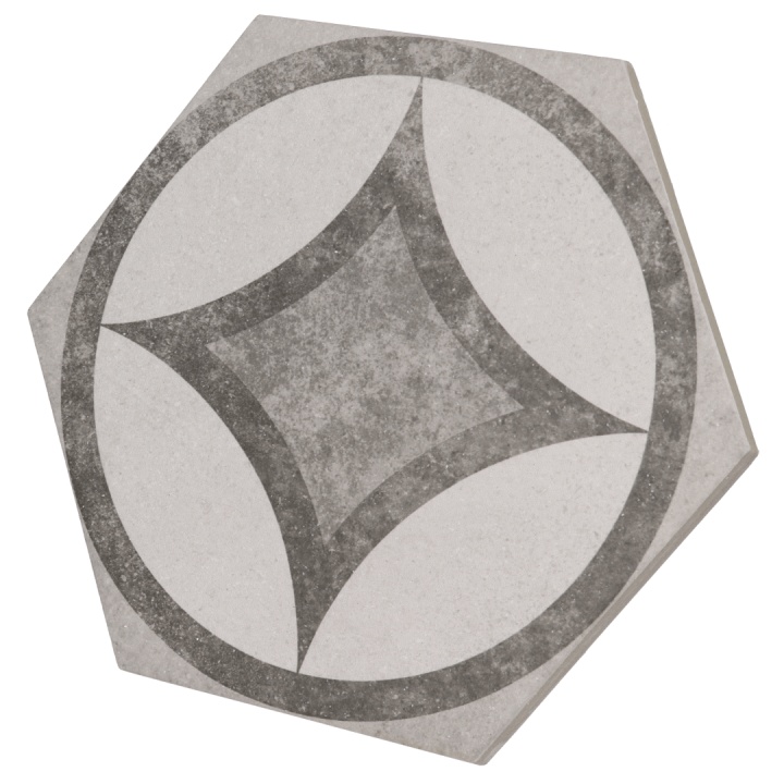 Hexatile Cement Garden Grey 17.5x20 cm - carrelage NAIS