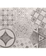 Carrelage Hexatile Cement Garden Grey 17,5x20 cm - détail du carreau 2