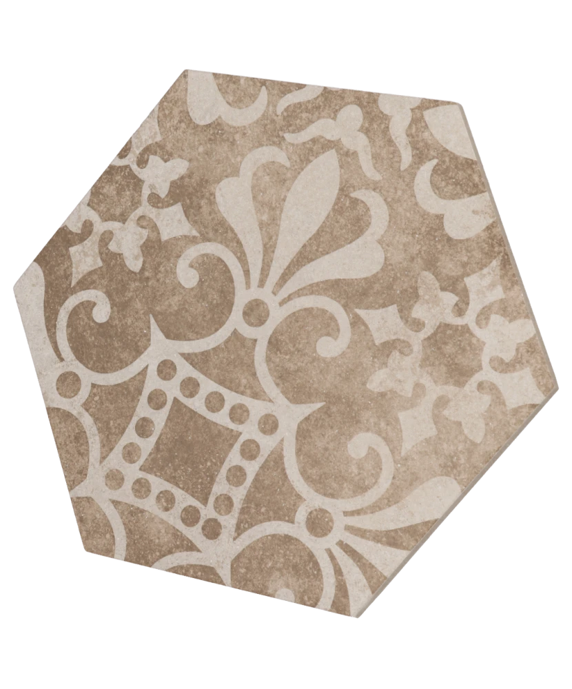 Carrelage Hexatile Cement Garden Sand 17,5x20 cm - détail du carreau