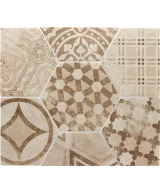 Carrelage Hexatile Cement Garden Sand 17,5x20 cm - détail du carreau 2