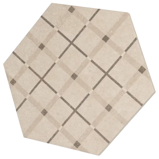 Hexatile Cement Geo Sand 17.5x20 cm - carrelage NAIS