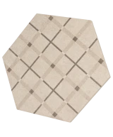 Carrelage Hexatile Cement Geo Sand 17,5x20 cm - détail du carreau