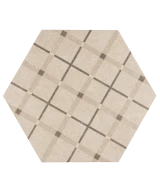 Carrelage Hexatile Cement Geo Sand 17,5x20 cm - détail du carreau 3