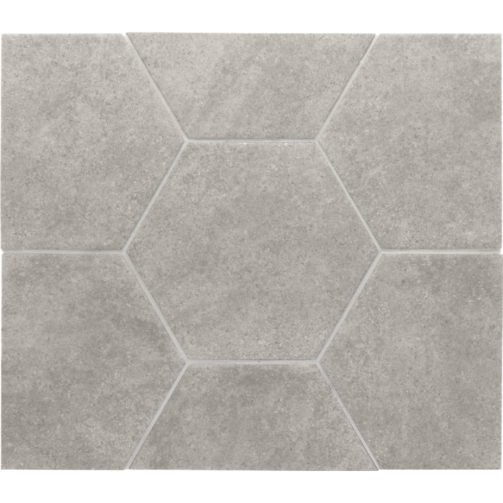 Hexatile Cement Grey 17.5x20 cm - carrelage NAIS - image 2