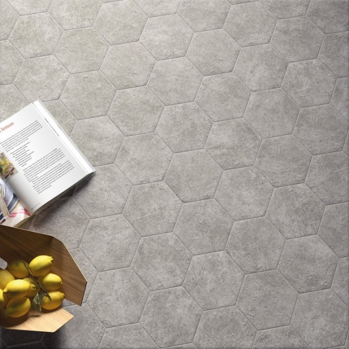 Hexatile Cement Grey 17.5x20 cm - carrelage NAIS - image 9