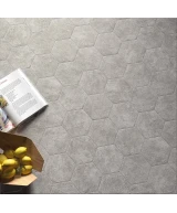 Carrelage Hexatile Cement Grey 17,5x20 cm - vue d’ambiance 6