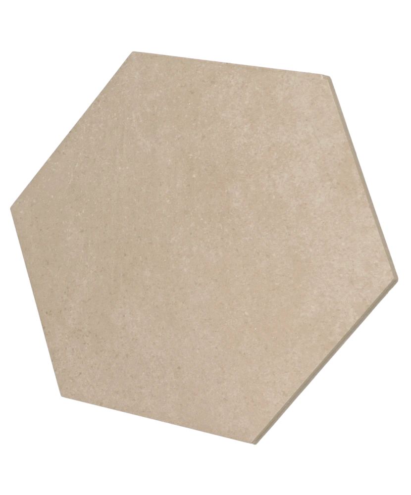 Carrelage Hexatile Cement Mink 17,5x20 cm - détail du carreau