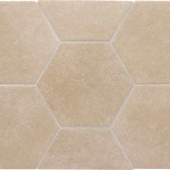 Carrelage Hexatile Cement Mink 17,5x20 cm - détail du carreau 2