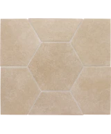 Carrelage Hexatile Cement Mink 17,5x20 cm - détail du carreau 2