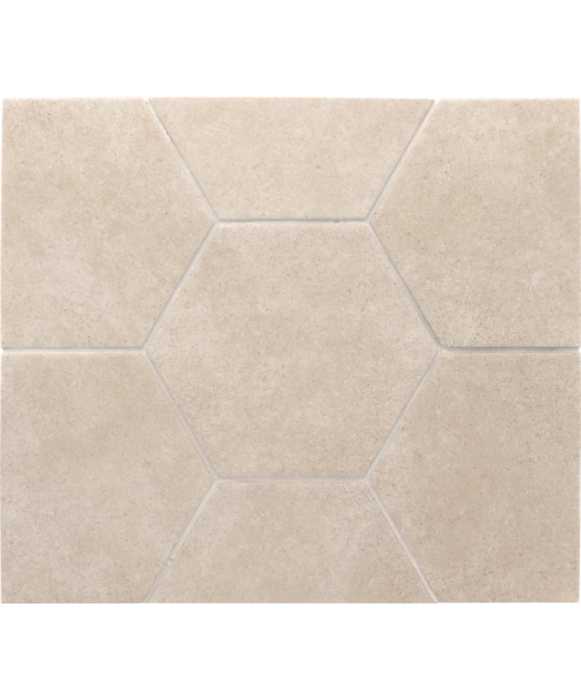 Carrelage Hexatile Cement Sand 17,5x20 cm - détail du carreau 2