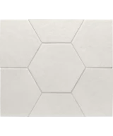 Carrelage Hexatile Cement White 17,5x20 cm - détail du carreau 2