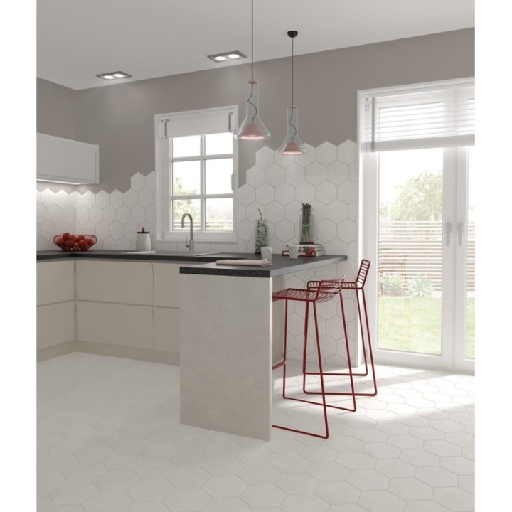 Hexatile Cement White 17.5x20 cm - carrelage NAIS - image 6