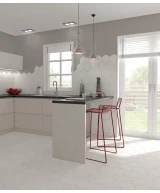 Carrelage Hexatile Cement White 17,5x20 cm - vue d’ambiance 3
