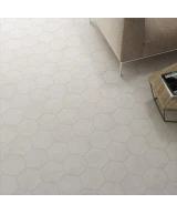 Carrelage Hexatile Cement White 17,5x20 cm - vue d’ambiance 7