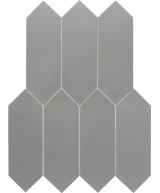 Carrelage Kite Dark Grey Mat 10x30 cm - détail du carreau 2