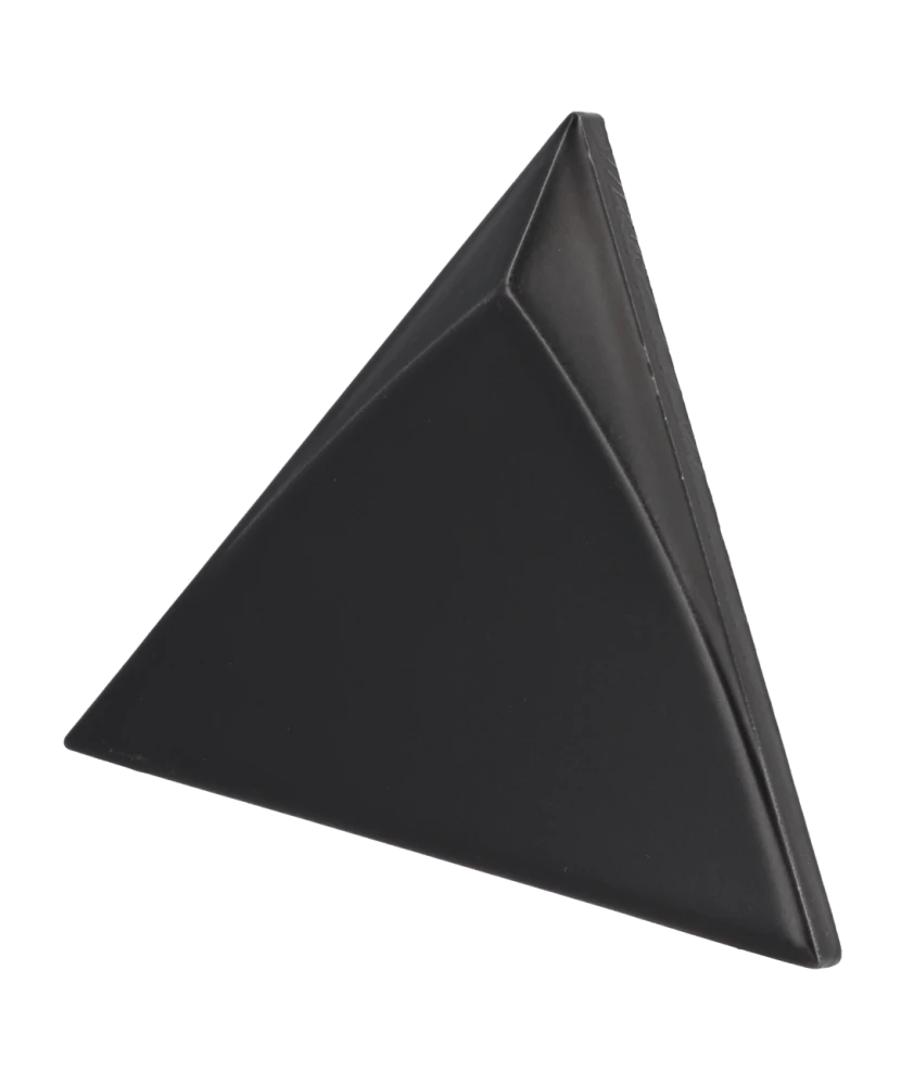 Carrelage Tirol Black Mat 10,8x12,4 cm - vue latérale du carreau