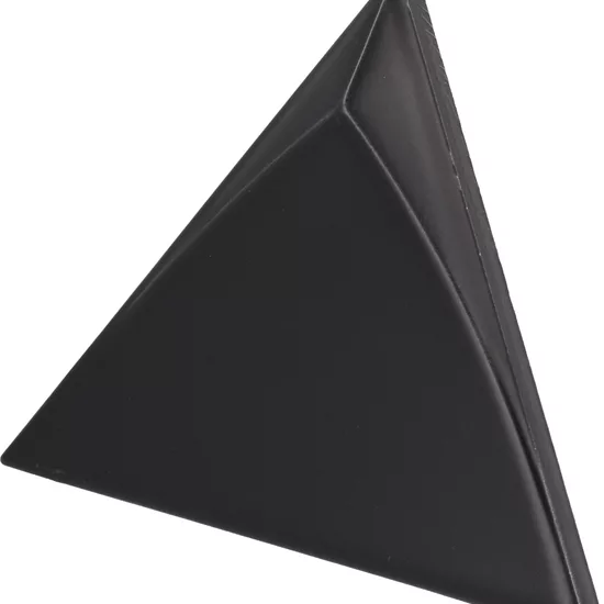 Carrelage Tirol Black Mat 10,8x12,4 cm - vue latérale du carreau