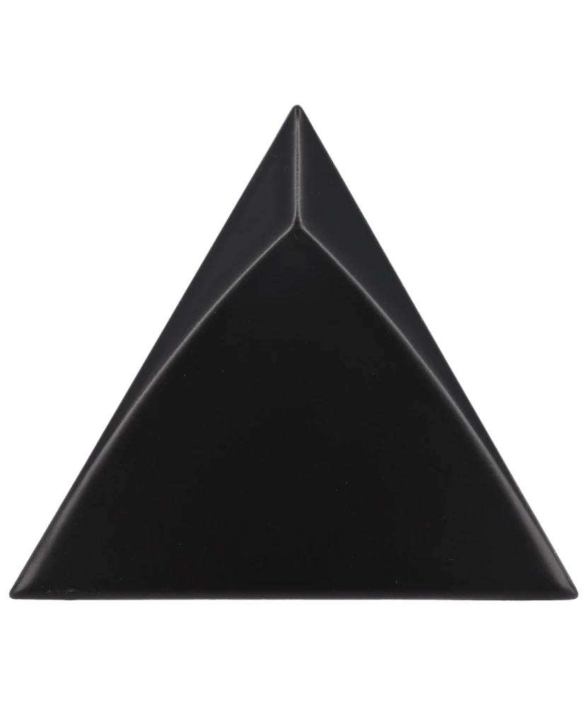 Carrelage Tirol Black Mat 10,8x12,4 cm - vue de face du carreau