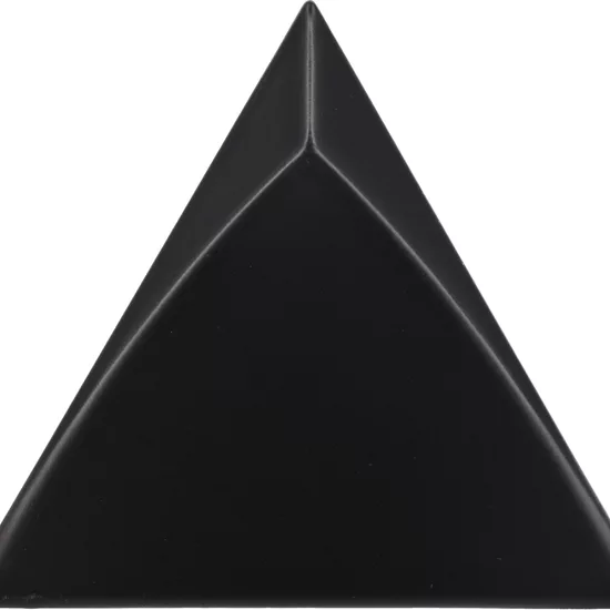 Carrelage Tirol Black Mat 10,8x12,4 cm - vue de face du carreau