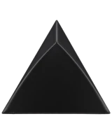 Carrelage Tirol Black Mat 10,8x12,4 cm - vue de face du carreau