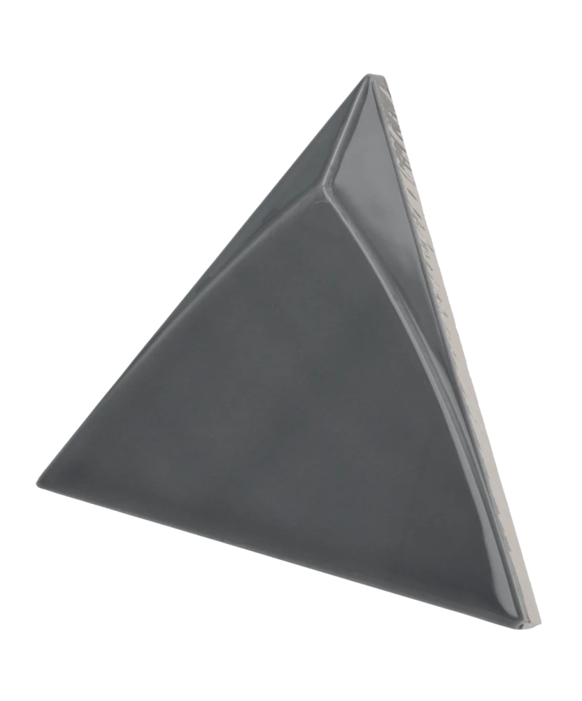 Carrelage Tirol Dark Grey 10,8x12,4 cm - vue latérale du carreau