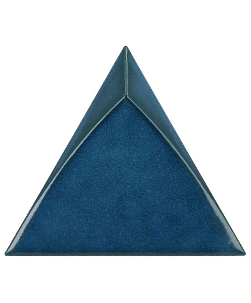 Carrelage Tirol Electric Blue 10,8x12,4 cm - vue de face du carreau