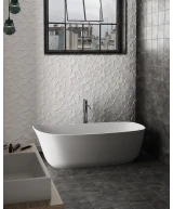 Carrelage Tirol White Mat 10,8x12,4 cm - vue d’ambiance 2