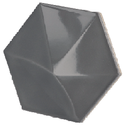 Oberland Dark Grey 12.4x10.7 cm - carrelage NAIS