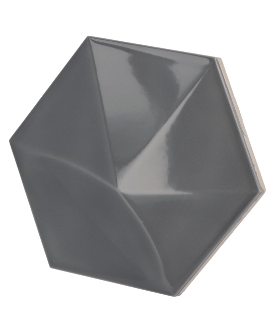 Oberland Dark Grey 12.4x10.7 cm - carrelage NAIS