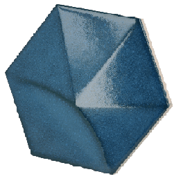 Oberland Electric Blue 12.4x10.7 cm - carrelage NAIS