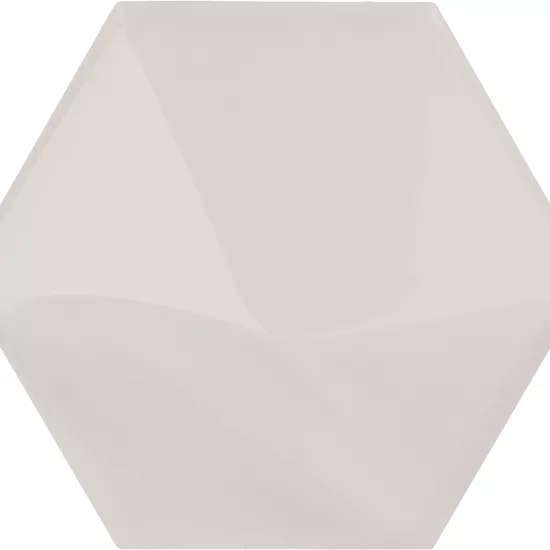 Carrelage Oberland Light Grey 12,4x10,7 cm - vue de face du carreau