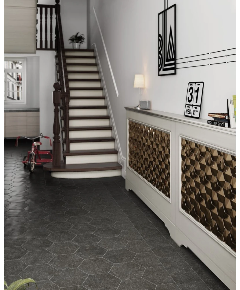 Carrelage Oberland Metallic 12,4x10,7 cm - vue d’ambiance 2