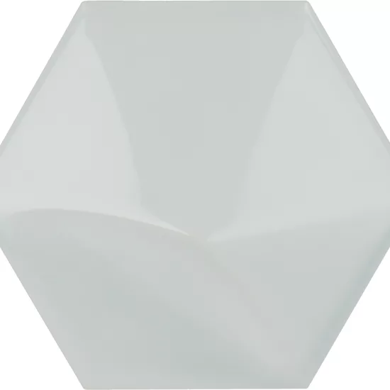 Carrelage Oberland Sky Blue 12,4x10,7 cm - vue de face du carreau