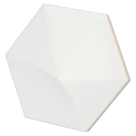 Oberland White Matt 12.4x10.7 cm - carrelage NAIS