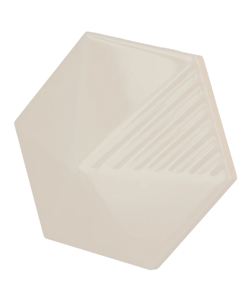Carrelage Umbrella Greige 12,4x10,7 cm - vue latérale du carreau