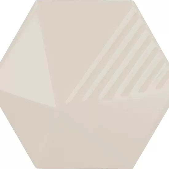 Carrelage Umbrella Greige 12,4x10,7 cm - vue de face du carreau