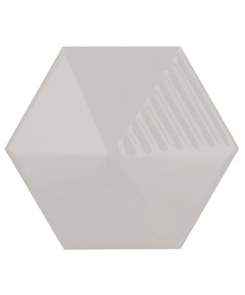 Carrelage Umbrella Light Grey 12,4x10,7 cm - vue de face du carreau