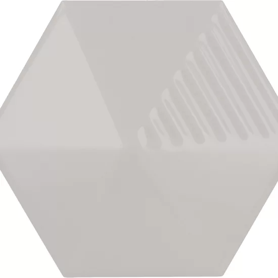 Carrelage Umbrella Light Grey 12,4x10,7 cm - vue de face du carreau