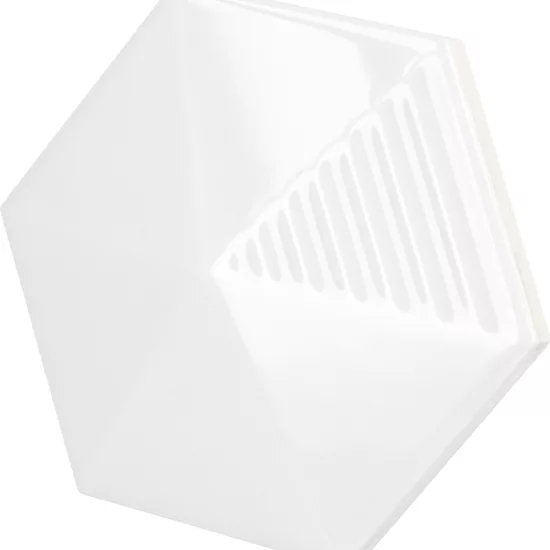Carrelage Umbrella White 12,4x10,7 cm - vue latérale du carreau
